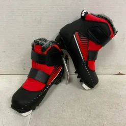 Used Alpina Boys NNN XC Ski Boots Red JR-01.5