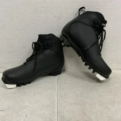 Used Alpina Boys NNN XC Ski Boots Black JR-02