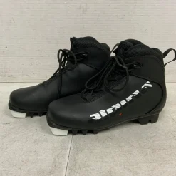Used Alpina Boys NNN XC Ski Boots Black JR-02