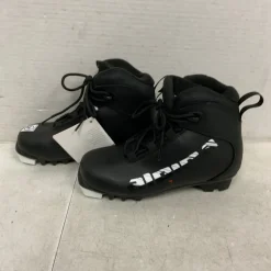 Used Alpina Boys NNN XC Ski Boots Black JR-02