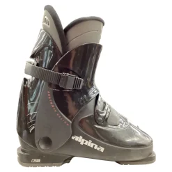 Used Alpina DISCOVERY REAR ENTRY Mens DH Ski Boot Black 280 MP - M10 - W11