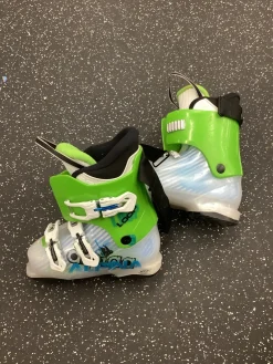 Used Alpina LOOP Boys DH Ski Boot White 235 MP - J05.5 - W06.5