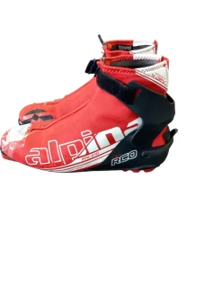 Used Alpina Mens NNN XC Ski Boots Red M 10.5