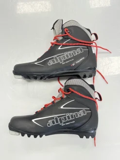Used Alpina Mens NNN XC Ski Boots Black M 08.5-09 / W 09-09.5