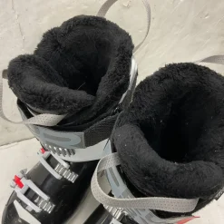 Used Alpina RUBY 65 Girls DH Ski Boot Black And White 240 MP - J06 - W07