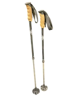 Used Alpina ST Mens XC Ski Poles Grey 130 cm / 52 in