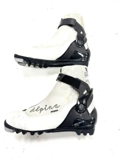 Used Alpina T 20 EVE Womens NNN XC Ski Boots White M 07-07.5 / W 08-08.5