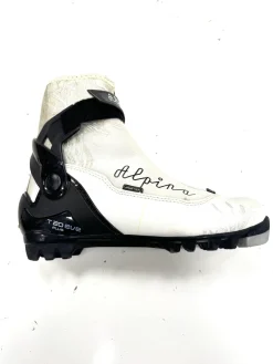 Used Alpina T 20 EVE Womens NNN XC Ski Boots White M 07-07.5 / W 08-08.5
