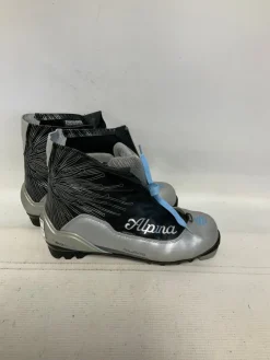 Used Alpina T20EVE Womens NNN XC Ski Boots Grey W 07-07.5 / JR 05.5-06