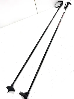Used Alpina TR Mens XC Ski Poles Black 145 cm / 57 in