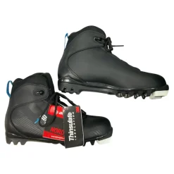 Used Alpina Womens NNN XC Ski Boots Black W 06.5-07 / JR 4.5-05