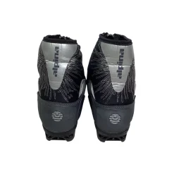 Used Alpina Womens NNN XC Ski Boots Black W 05-05.5 / JR 03.5-04