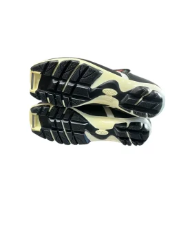Used Alpina Womens NNN XC Ski Boots Black W 06 / JR 04-04.5