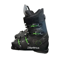 Used Alpina XTRACK 60 Mens DH Ski Boot Black 280 MP - M10 - W11