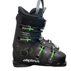 Used Alpina XTRACK 60 Mens DH Ski Boot Black 280 MP - M10 - W11