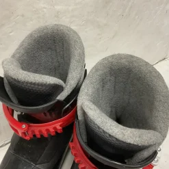 Used Alpina ZOOM Boys DH Ski Boot Black And Red 185 MP - Y12