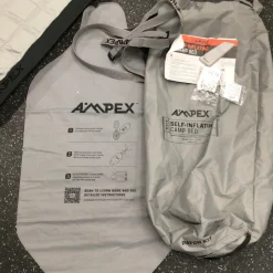Used AMPEX BERTIN SELF INFLATING MAT Sleeping Bag Royal Blue Senior