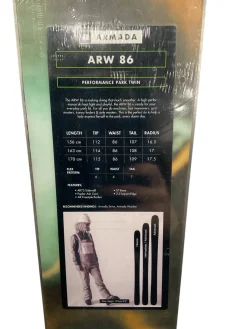 Used Armada ARW 96 Womens Skis Only None 170 cm