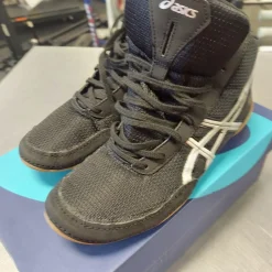 Used Asics Boxing Shoes Black Senior 8.5