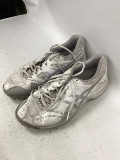 Used Asics Field Hockey Turf Shoes White Senior 6