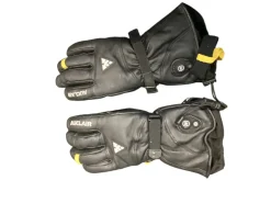 Used AUCLAIR HEATED GLOVES Mens Skis Only Black 220 cm