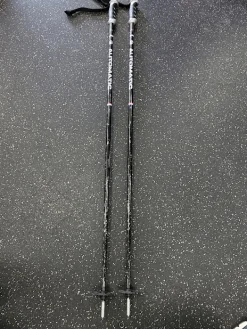 Used AUTOMATIC Mens DH Ski Pole Black 130 cm / 52 in