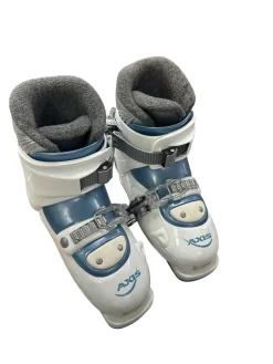 Used AXIS AX2J Girls DH Ski Boot White 205 MP - J01