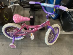 Used BARBIE TRAINING WHEEL BIKE Training Wheel Bike Girls Pink 16"
