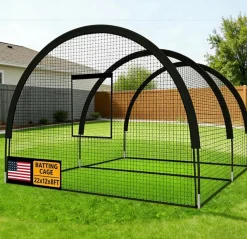 Used BATTING CAGE 22 X 12 X 8 Field Equipment