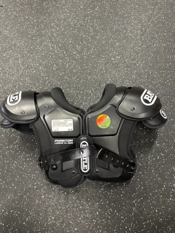 Used Battle Sports PHANTOM YOUTH FB Shoulder Pads Black LG