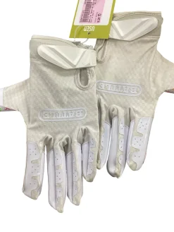 Used Battle Sports RECIEVER GLOVES FB Gloves White MD