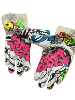 Used Battle Sports RECIEVER GLOVES FB Gloves White MD