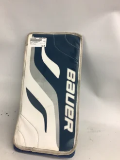 Used Bauer BLOCKER Youth Goalie Blocker Royal Blue