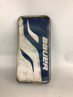 Used Bauer BLOCKER Youth Goalie Blocker Royal Blue
