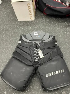 Used Bauer ELITE GOAL PANT Senior Goalie Pant Black SM