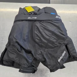 Used Bauer ELITE INT GOALIE PANTS Inter Goalie Pant Black LG
