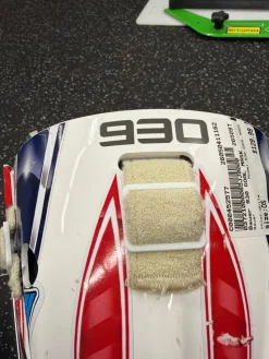 Used Bauer 930 GOAL MASK Youth Goalie Helmet/Mask White One Size