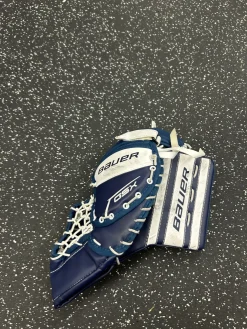 Used Bauer GSX Junior Goalie Catcher Navy Blue