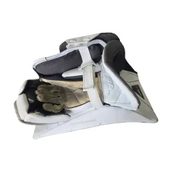 Used Bauer HYPERLITE BLOCKER Senior Goalie Blocker White