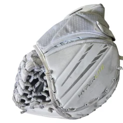 Used Bauer HYPERLITE CATCHER Senior Goalie Catcher White