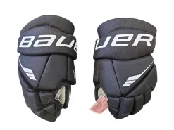 Used Bauer LIL SPORT Junior Gloves Black 10"