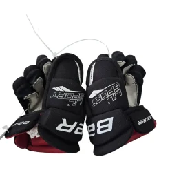 Used Bauer LIL SPORT YOUTH GLOVES Youth Gloves Black 8"