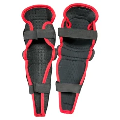 Used Bauer LINDROS Senior Shin Guards Black 12"