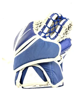 Used Bauer M5 PRO GLOVE Junior Goalie Catcher White