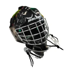 Used Bauer NME4 Helmet Cage Combo Black SM
