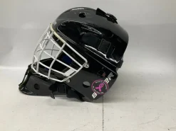 Used Bauer NME5 NON HECC Junior Goalie Helmet/Mask Black Fits all