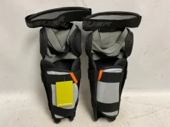 Used Bauer OFFICIAL SHIN GUARD Referee Shin Guards Black 13"