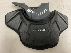 Used Bauer PRO CERTIFIED Hockey NECK GUARD Black Senior