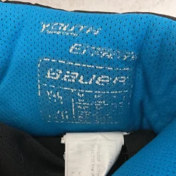 Used Bauer PRODIGY BOTTOM SET Youth Pant Black And Carolina Blue LG