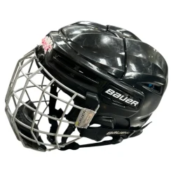 Used Bauer PRODIGY COMBO HELMET UNCERT Helmet Cage Combo Black XS/S